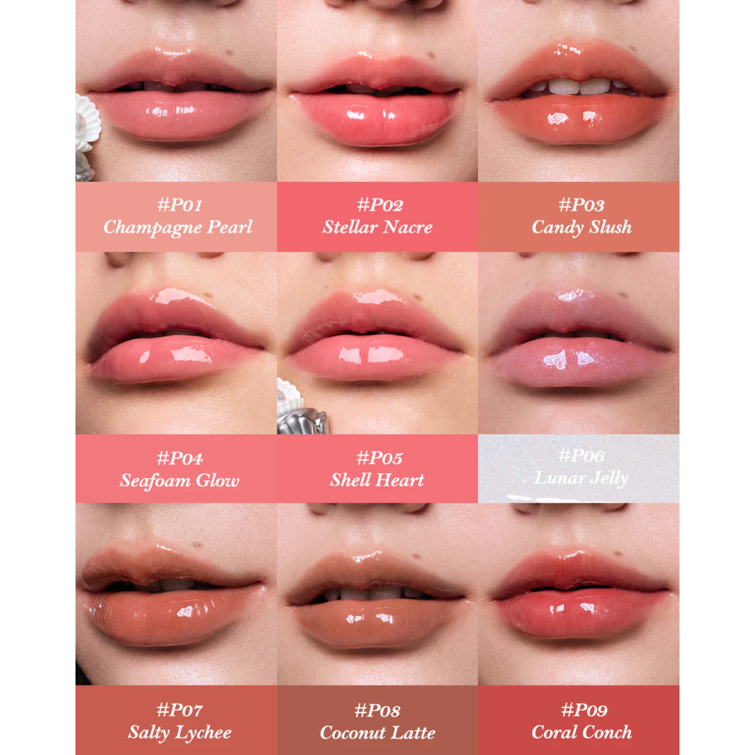 Flower Knows Shell Pearl Lip Essence Honey Light Makeup Lipstick Vitamin Lip Gloss