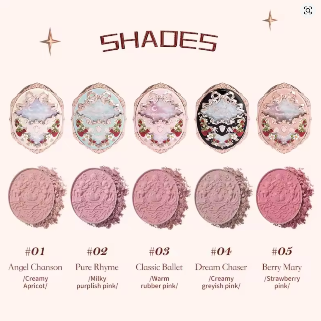 Flower Knows Strawberry Rococo Series Embossed Blush