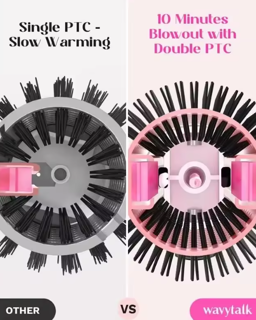 Wavytalk Negative Ion Thermal brush
