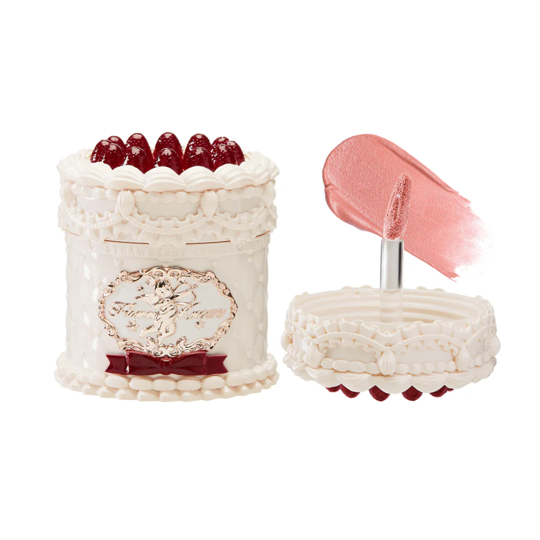 Flowerknows Strawberry Cupid Lipstick Cake Matte Velvet Lipgloss