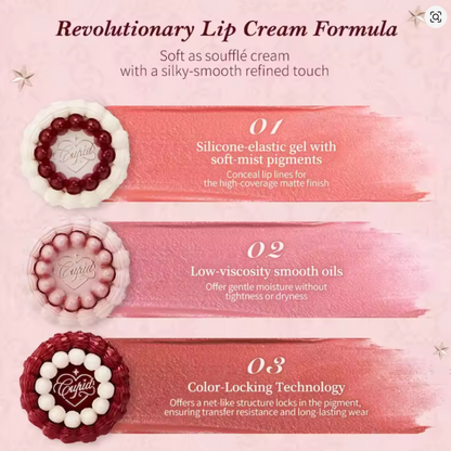 Flowerknows Strawberry Cupid Lipstick Cake Matte Velvet Lipgloss