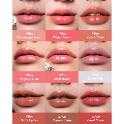 Flower Knows Shell Pearl Lip Essence Honey Light Makeup Lipstick Vitamin Lip Gloss