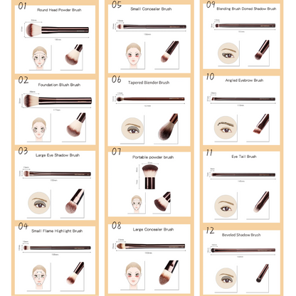 Hourglass Makeup Brush Set & Kit