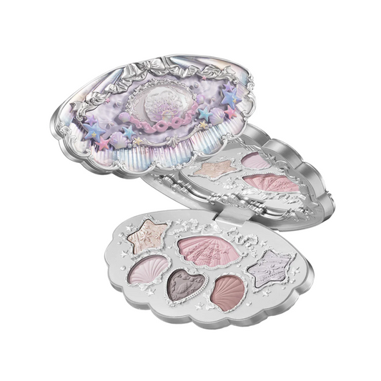 Flower Knows Shell Pearl Collection Matte Pearl Six Color Eyeshadow